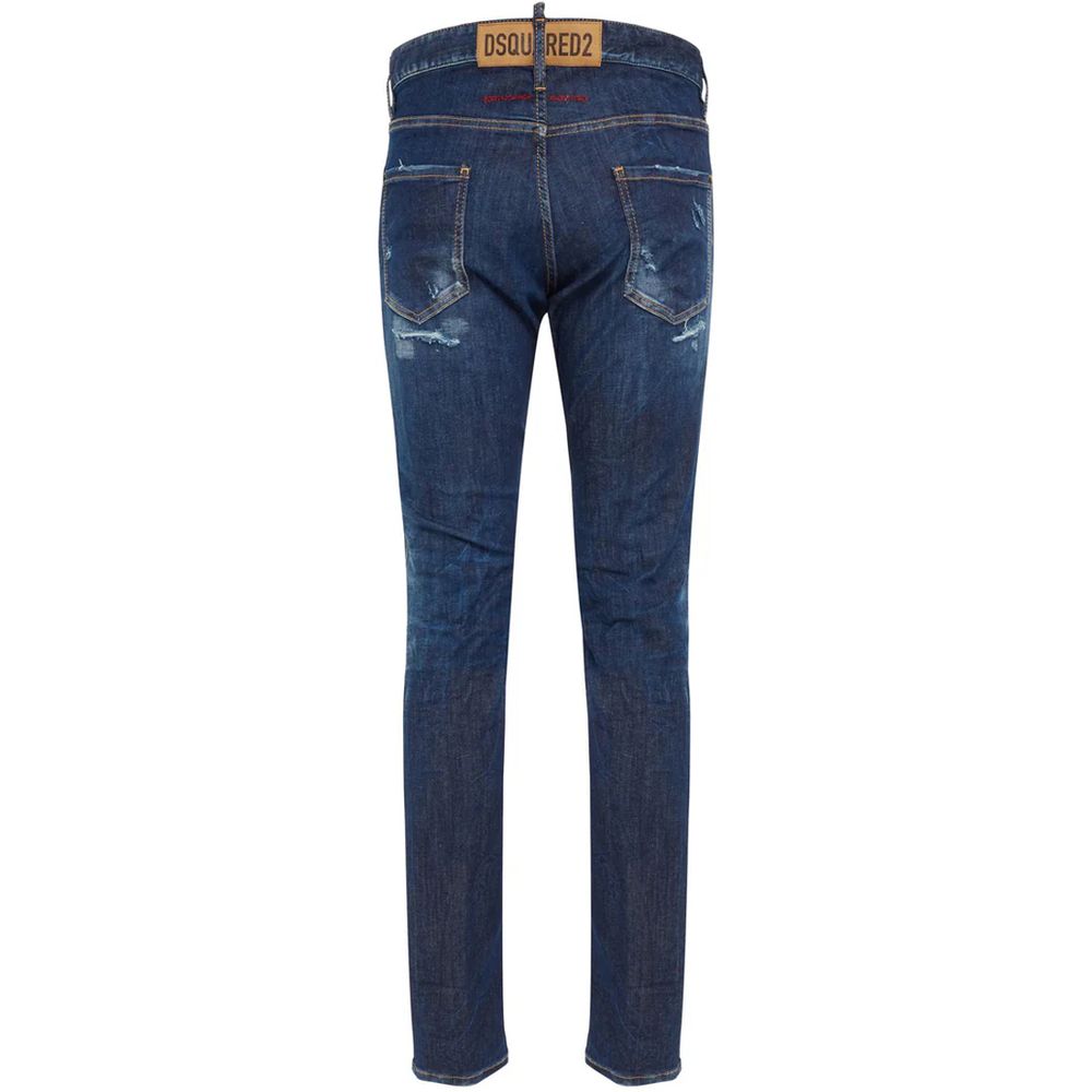 Dsquared² Blue Cotton Jeans & Pant - Image 2