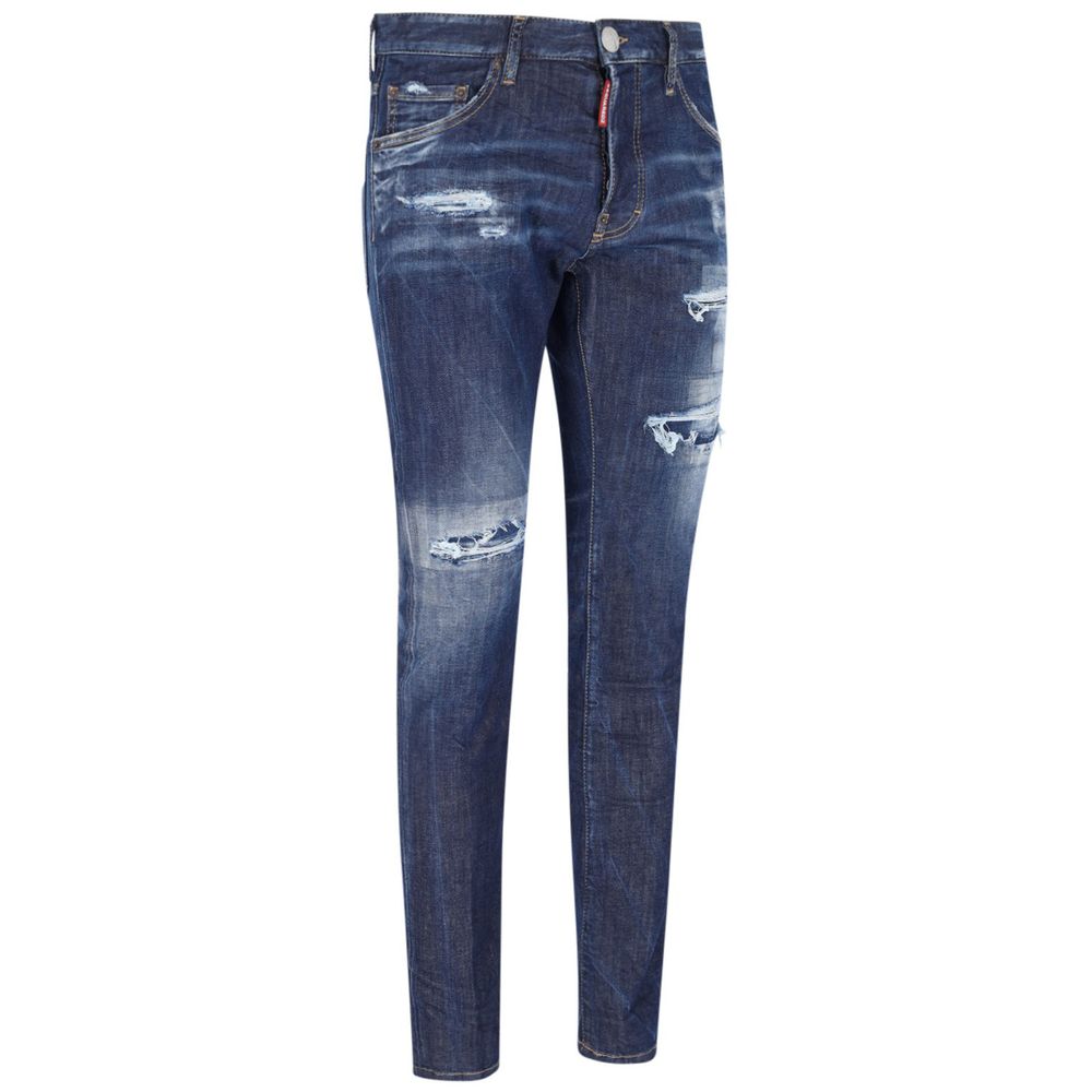 Dsquared² Blue Cotton Jeans & Pant - Image 3