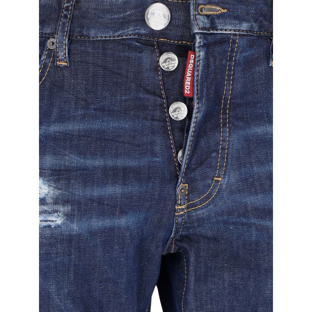 Dsquared² Blue Cotton Jeans & Pant - Image 5