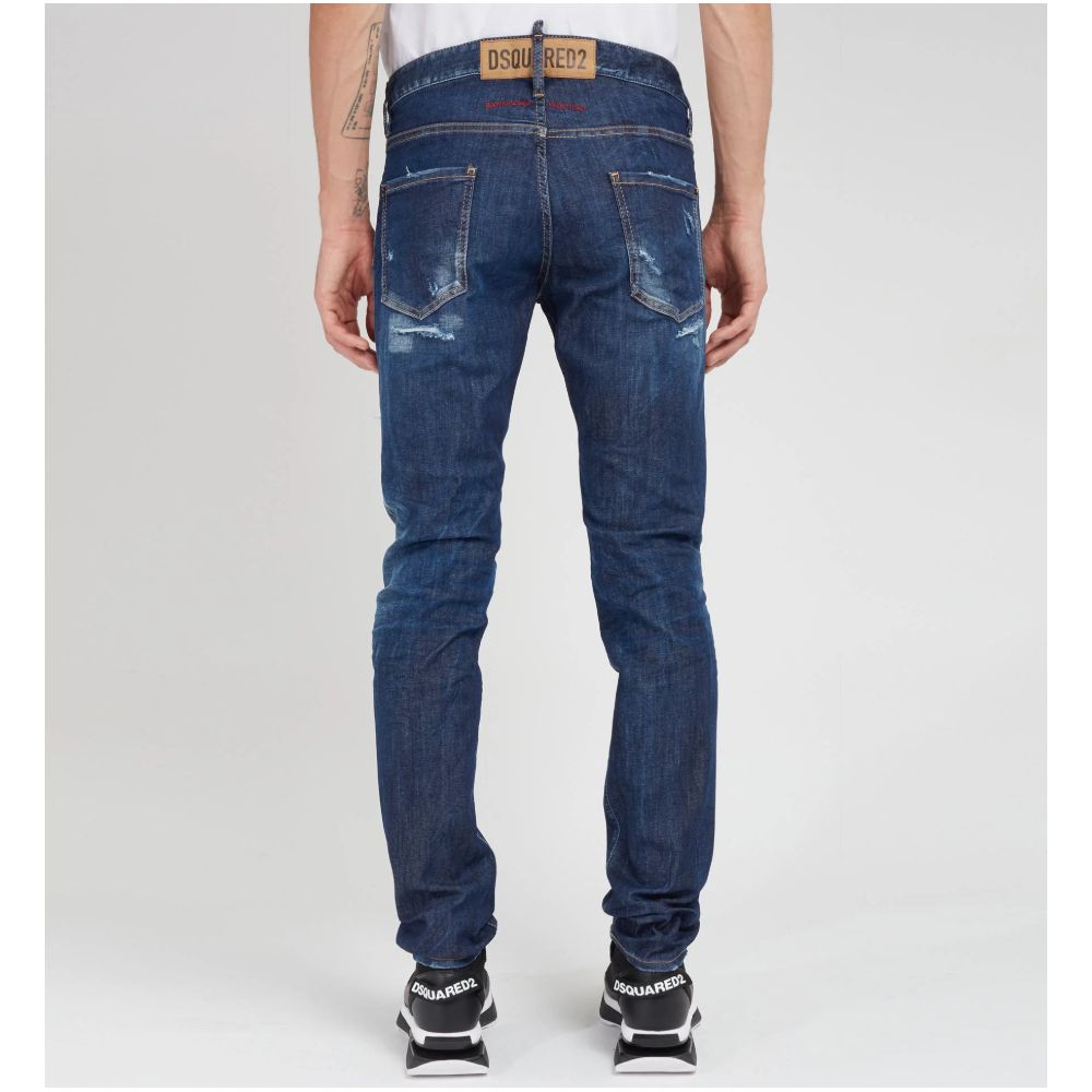 Dsquared² Blue Cotton Jeans & Pant - Image 7
