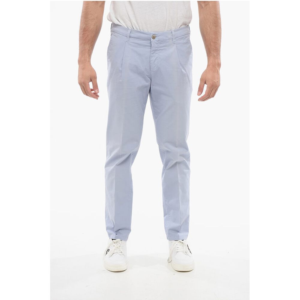 Corneliani Cotton Chinos Pants with Four Pockets