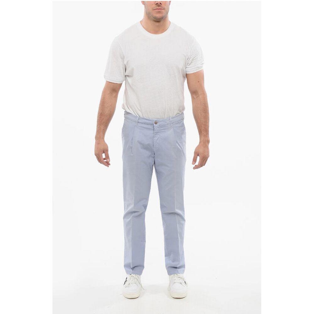 Corneliani Cotton Chinos Pants with Four Pockets - Image 4