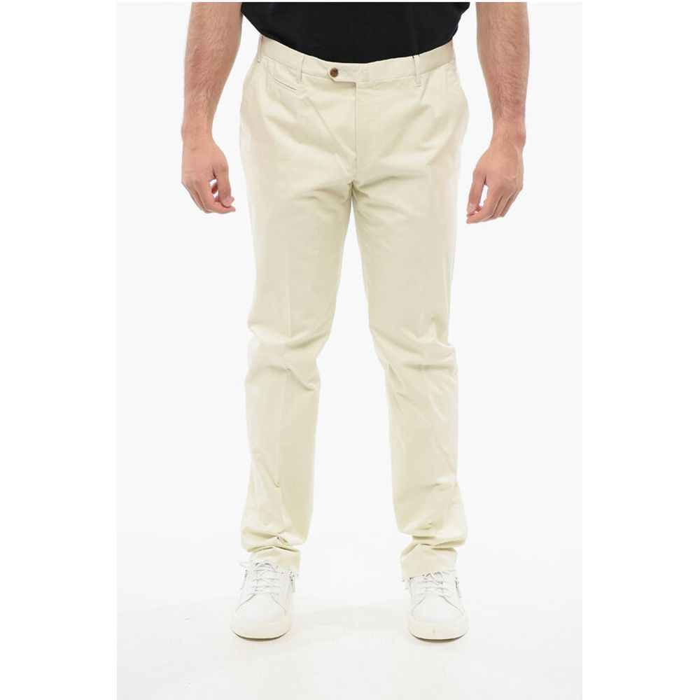 Corneliani Stretch Cotton Pants with Zipped Pockets