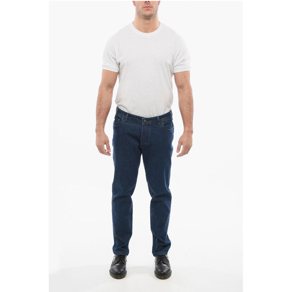 Corneliani CC COLLECTION High-waisted Slim Fit Jeans - Image 4