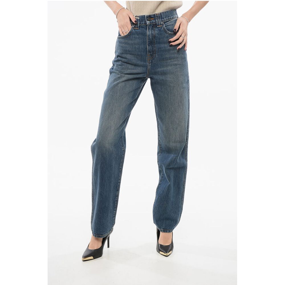 Khaite Slim Fit ALBI Denims with Belt Loops 19cm