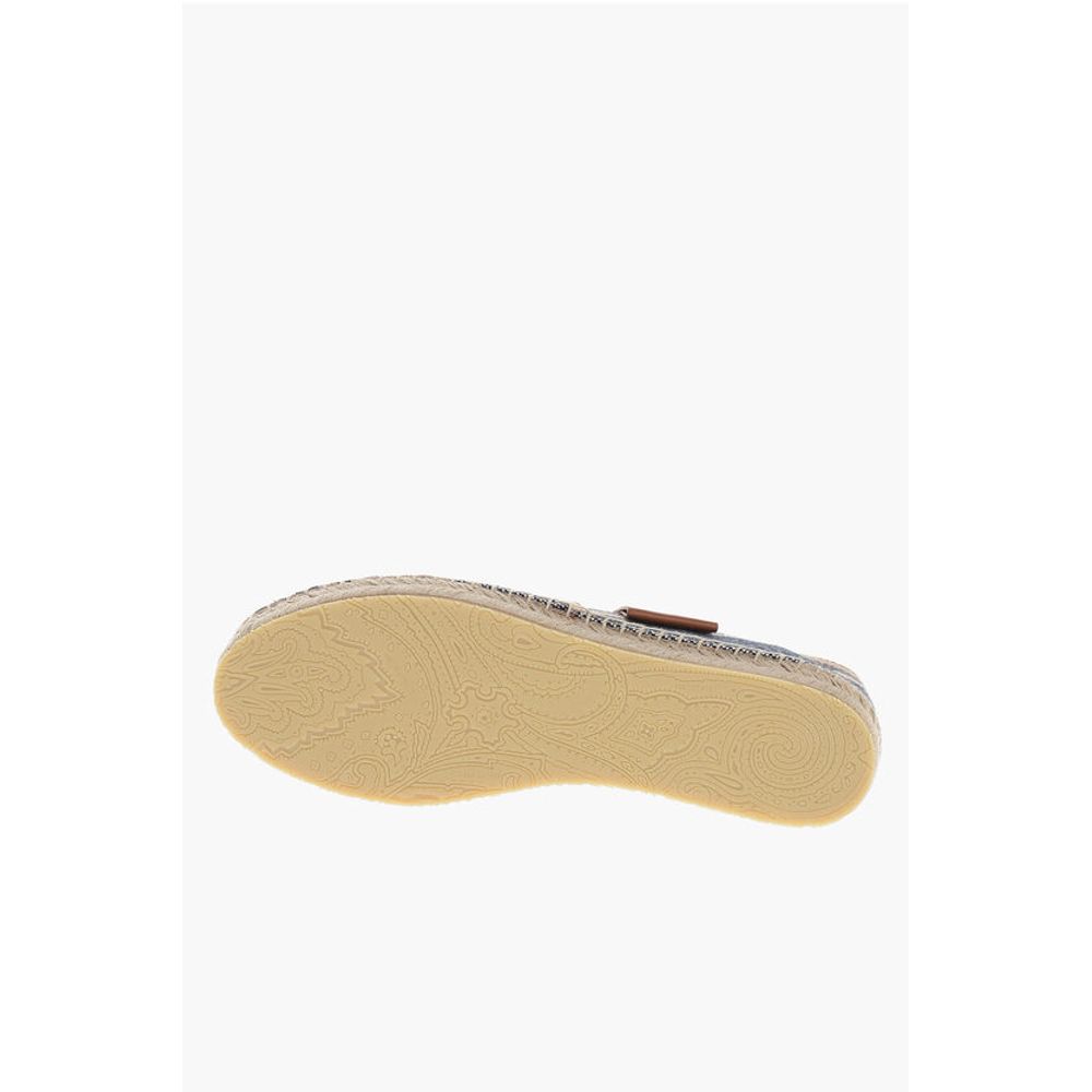 Etro Stripe Patterned Canvas Espadrillas - Image 5