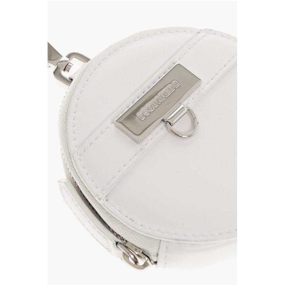 Dsquared² Leather Purse with Carabiner - Image 3
