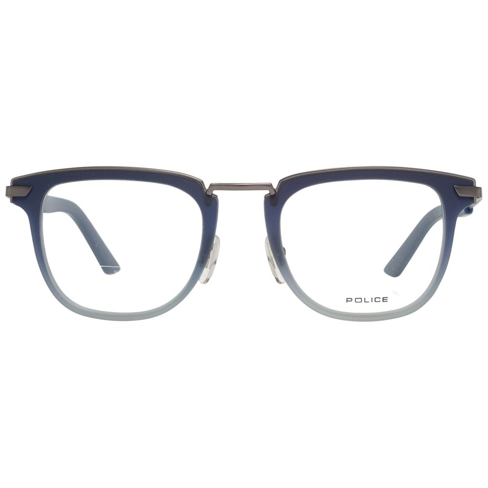 Police Blue Metal & Plastic Glasses (Frames) - Image 2