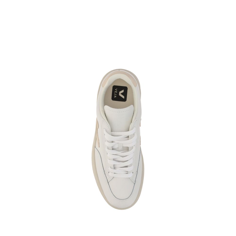 Veja White Rubber Low Top Sneakers - Image 4
