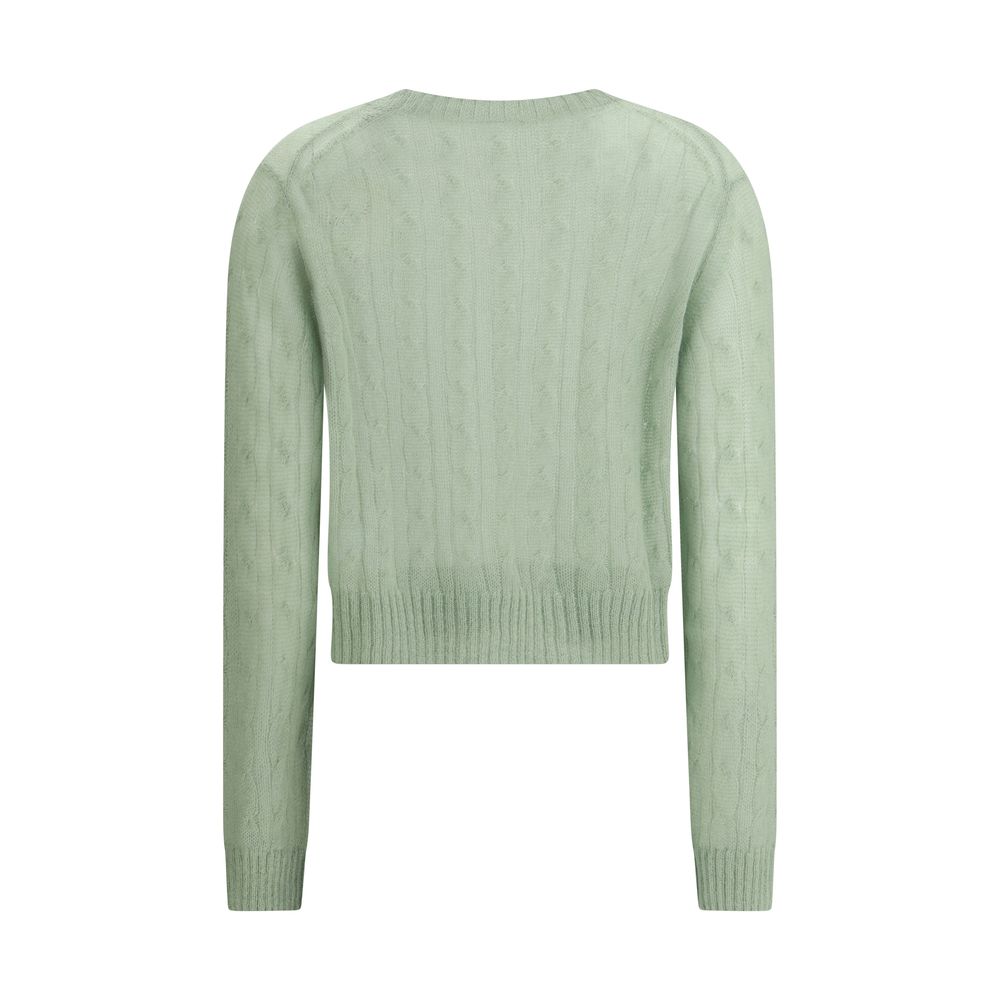 Brunello Cucinelli Mohair and wool cable knit Sweater - Image 2