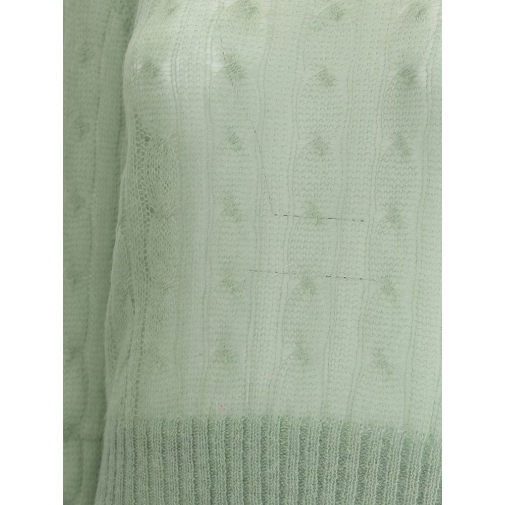 Brunello Cucinelli Mohair and wool cable knit Sweater - Image 3