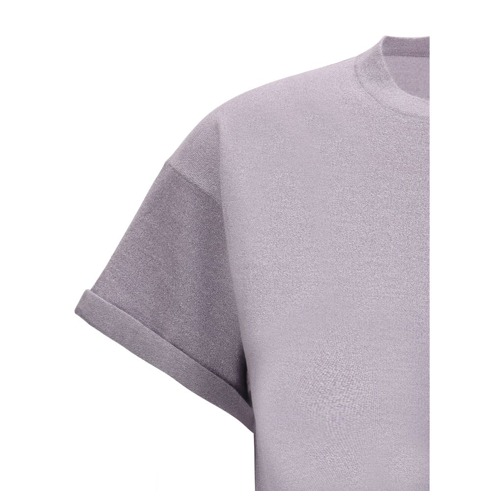 Brunello Cucinelli cashmere glitter T-shirt - Image 3
