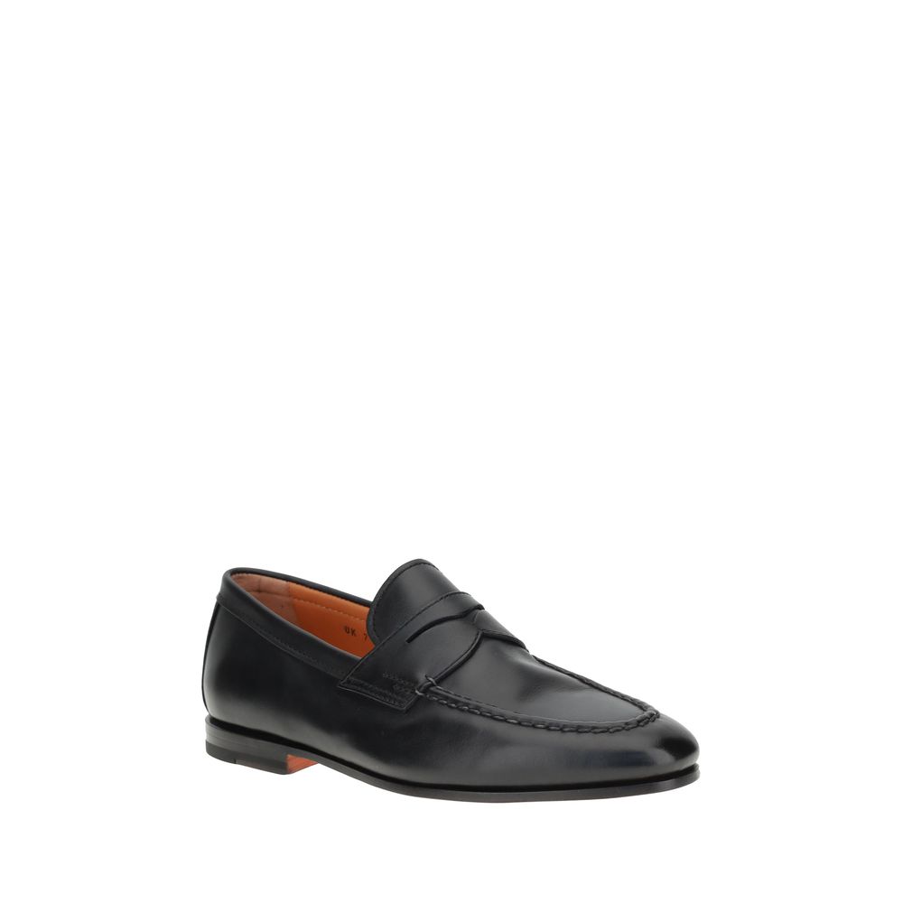 Santoni Leather Loafers - Image 2
