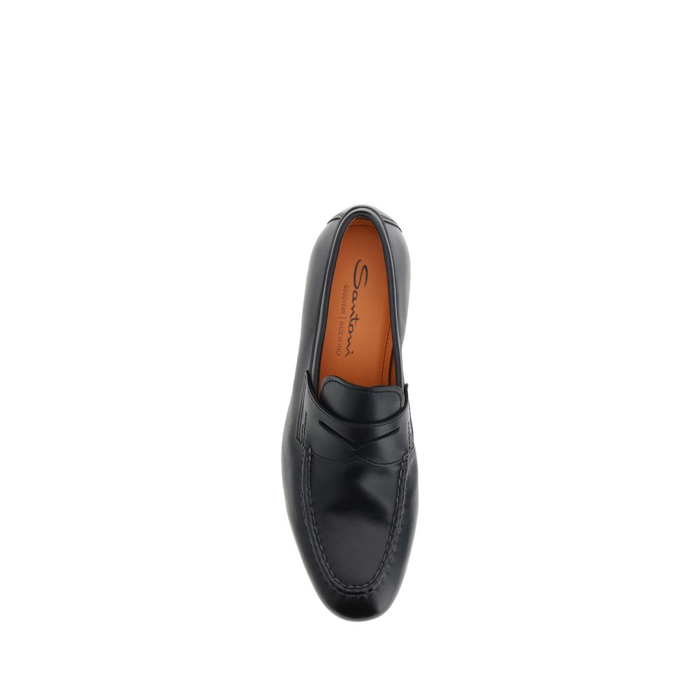 Santoni Leather Loafers - Image 4