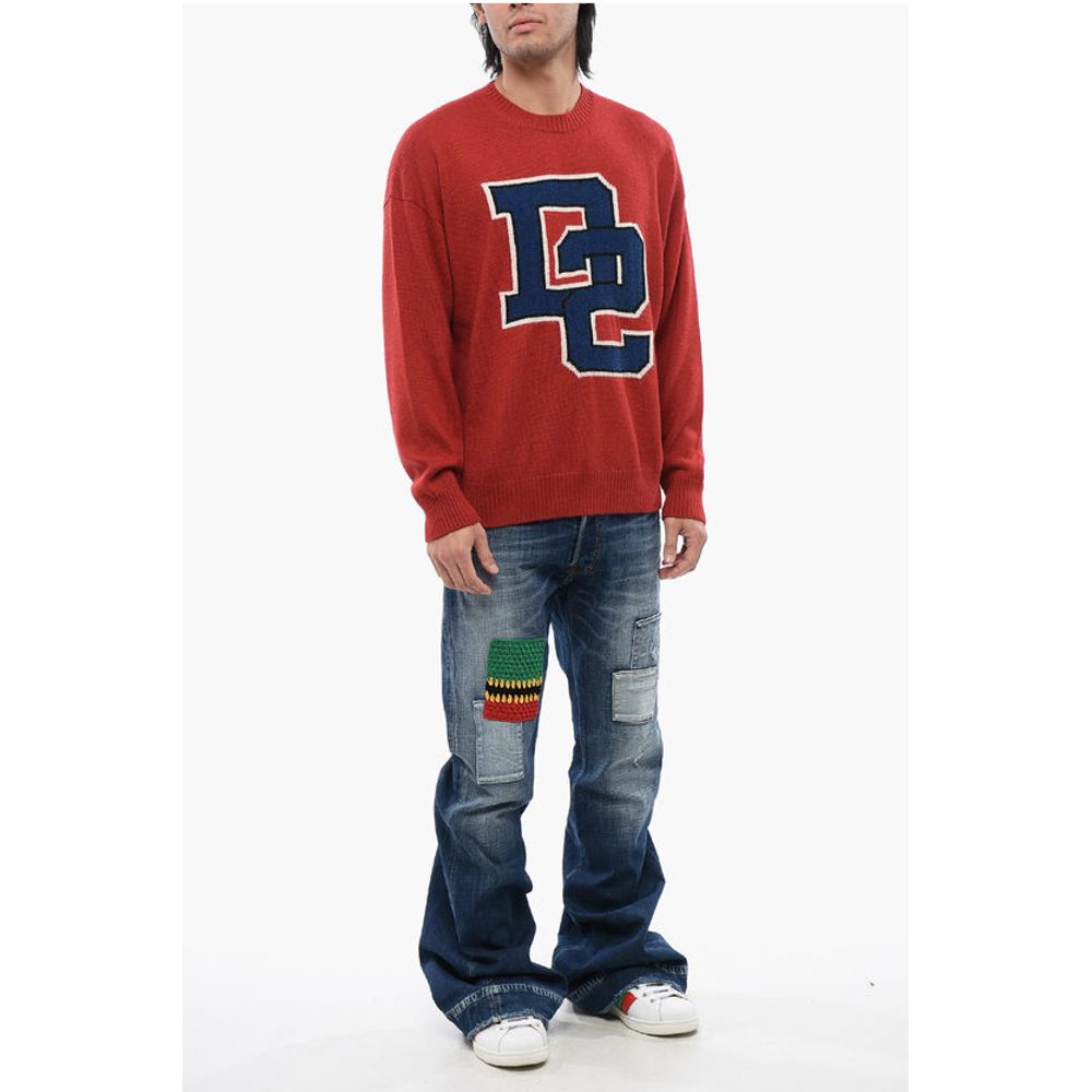 Dsquared² Crewneck Sweater With Embroidered Logo - Image 4