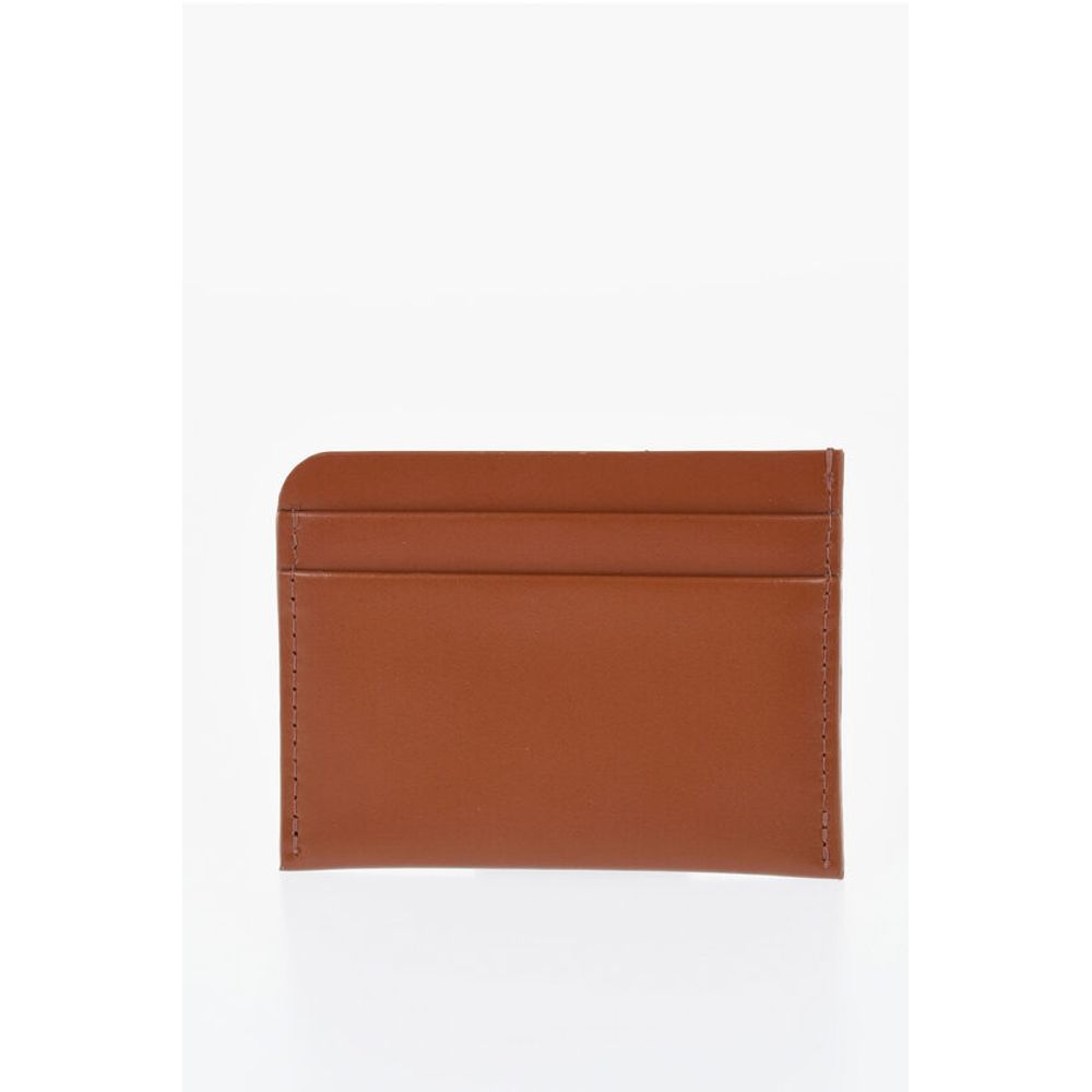 Dries Van Noten Solid Color Leather Card Holder - Image 2