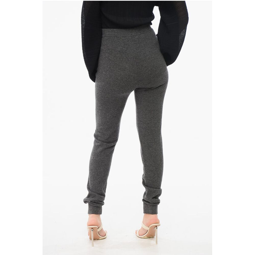 Saint Laurent Pure Cashmere Leggings with Elastic Waistband - Image 2