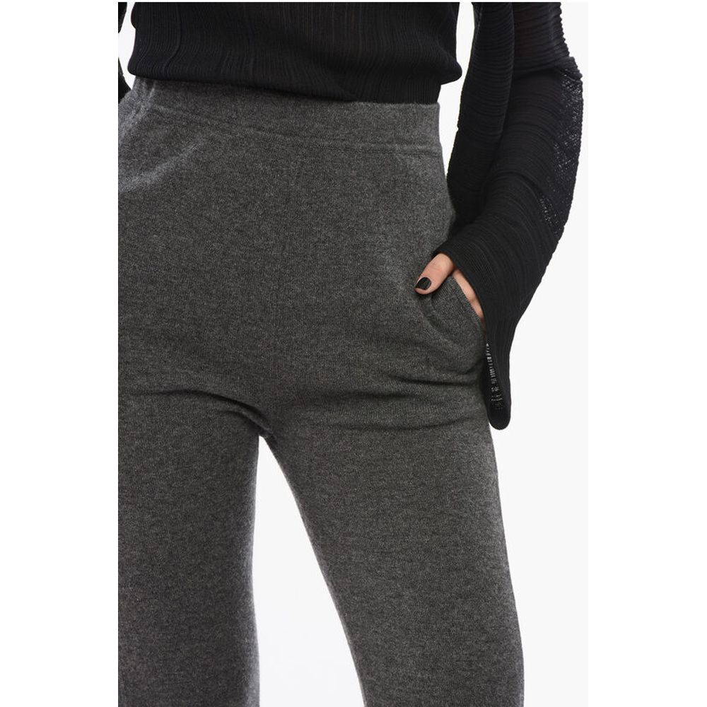 Saint Laurent Pure Cashmere Leggings with Elastic Waistband - Image 3