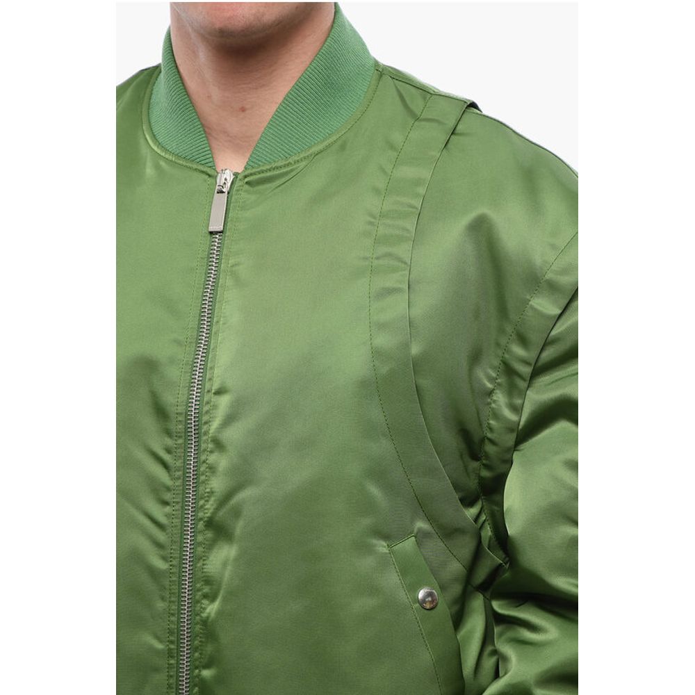 Off-White Padded ARROW Bomber Jacket with Removable Sleeves - Image 3