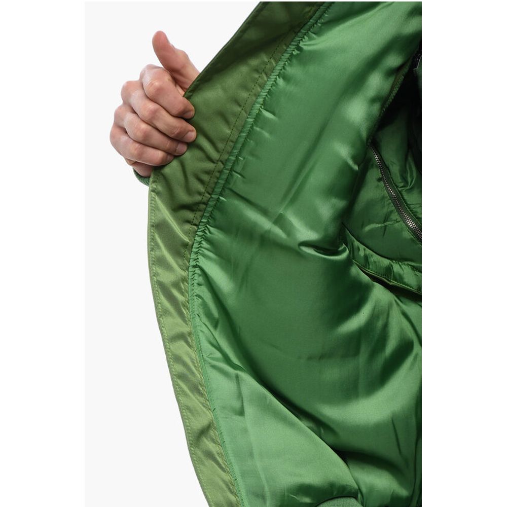 Off-White Padded ARROW Bomber Jacket with Removable Sleeves - Image 6