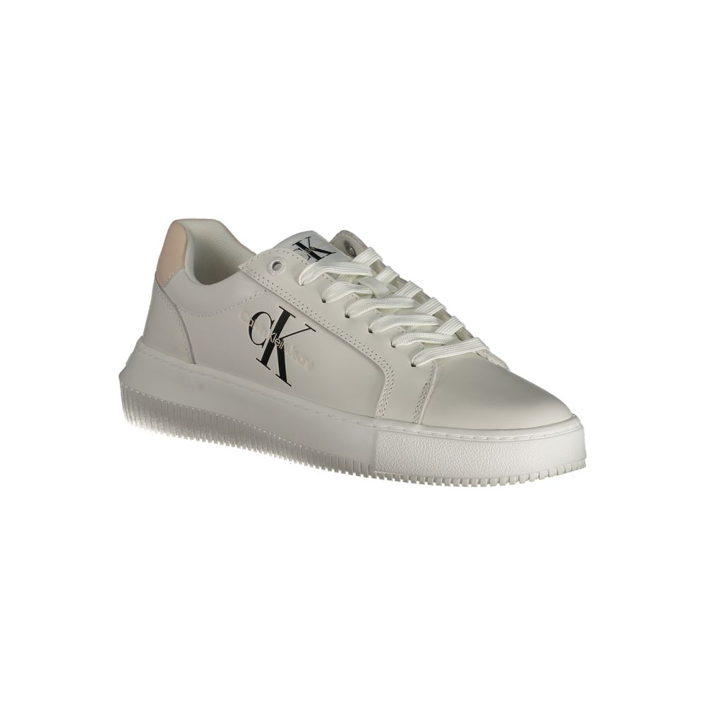 Calvin Klein White Polyester Sneaker - Image 2