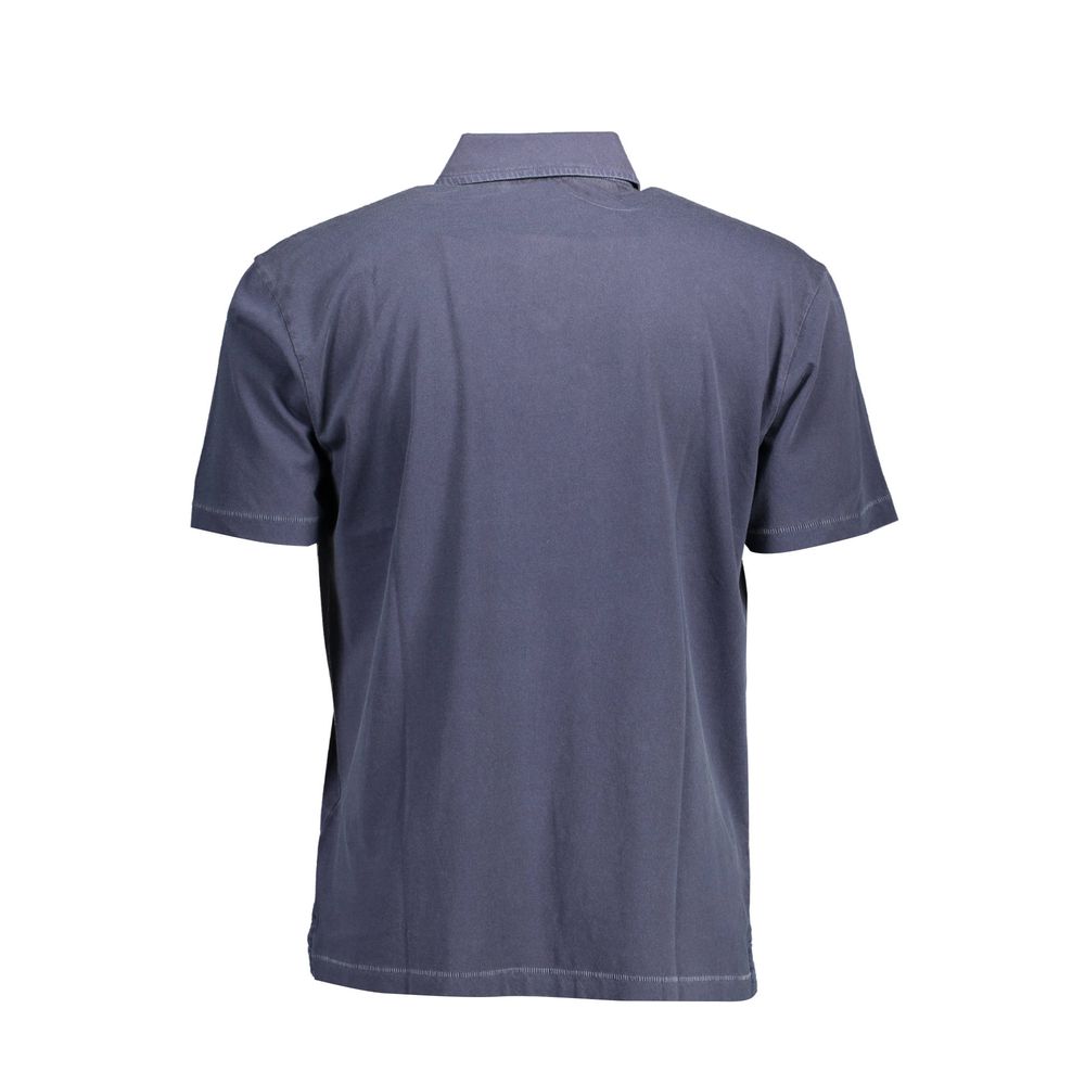 Gant Blu Cotton Mens Polo Shirt - Image 2