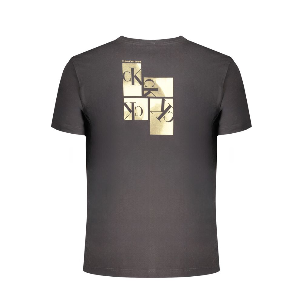 Calvin Klein Black Cotton T-Shirt - Image 2
