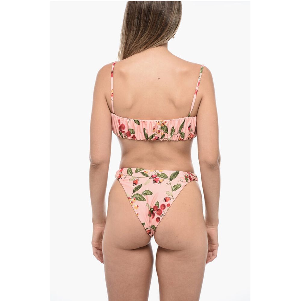 Agua by Agua Bendita Gathered ENELDO FRUTAL Bikini Set with Bandeau Top - Image 2