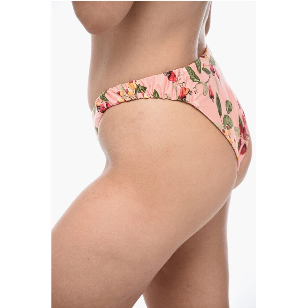 Agua by Agua Bendita Gathered ENELDO FRUTAL Bikini Set with Bandeau Top - Image 4