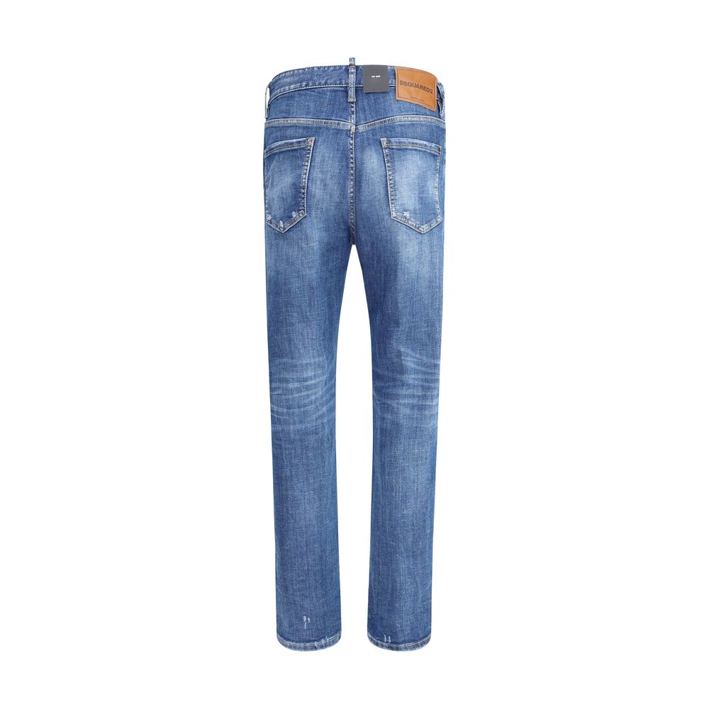 Dsquared² Blue Cotton Skinny Jeans - Image 2