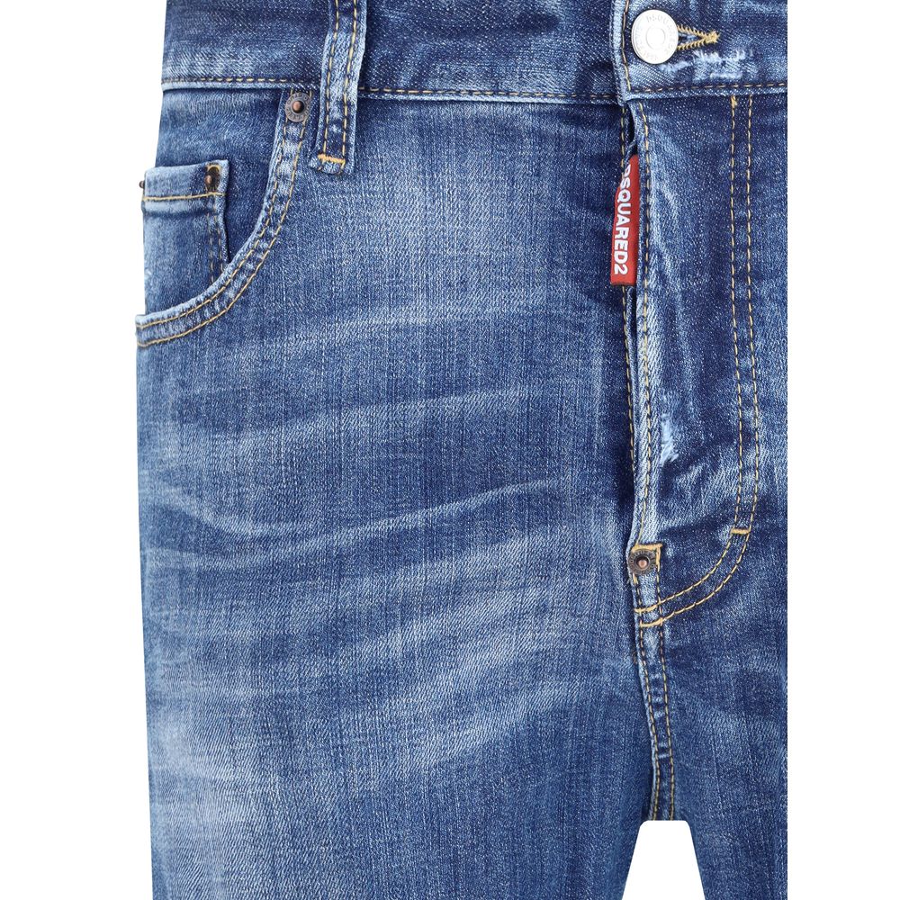 Dsquared² Blue Cotton Skinny Jeans - Image 3