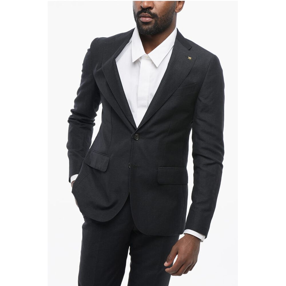 Corneliani CC COLLECTION Flax Blend RETAILORED Suit - Image 2