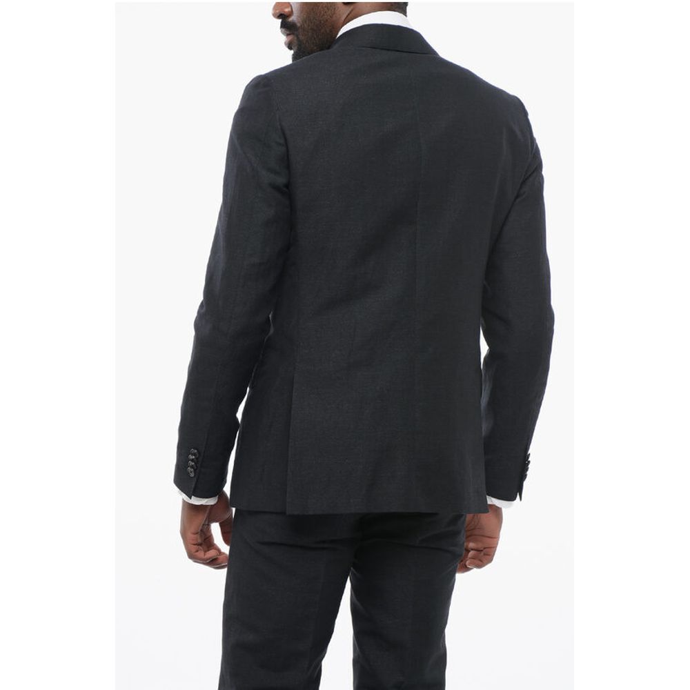 Corneliani CC COLLECTION Flax Blend RETAILORED Suit - Image 5