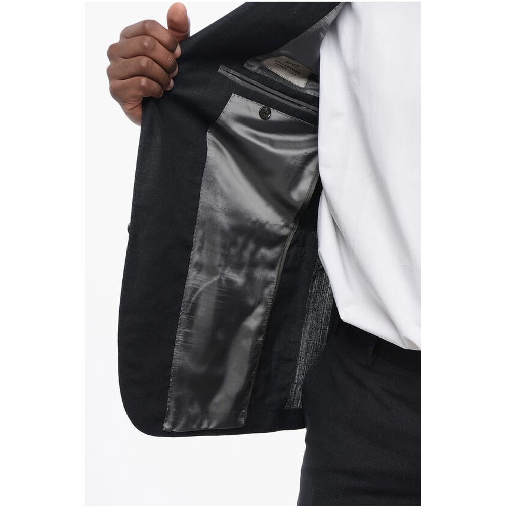 Corneliani CC COLLECTION Flax Blend RETAILORED Suit - Image 6