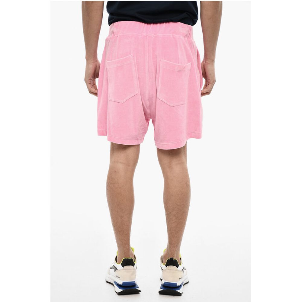 Dsquared² Chenille Shorts with Rose Embroidery - Image 2