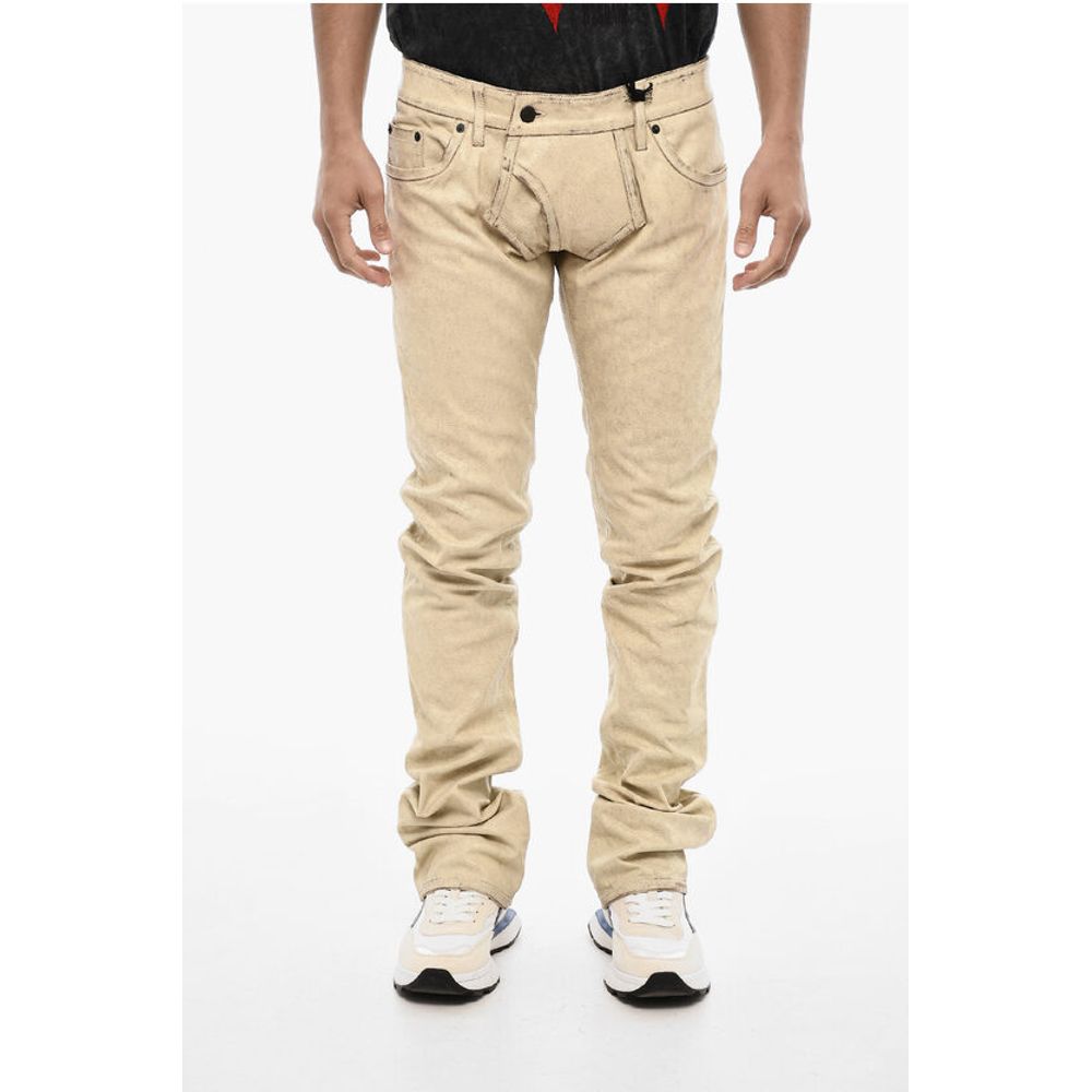 Dsquared² Lined Leather Pants