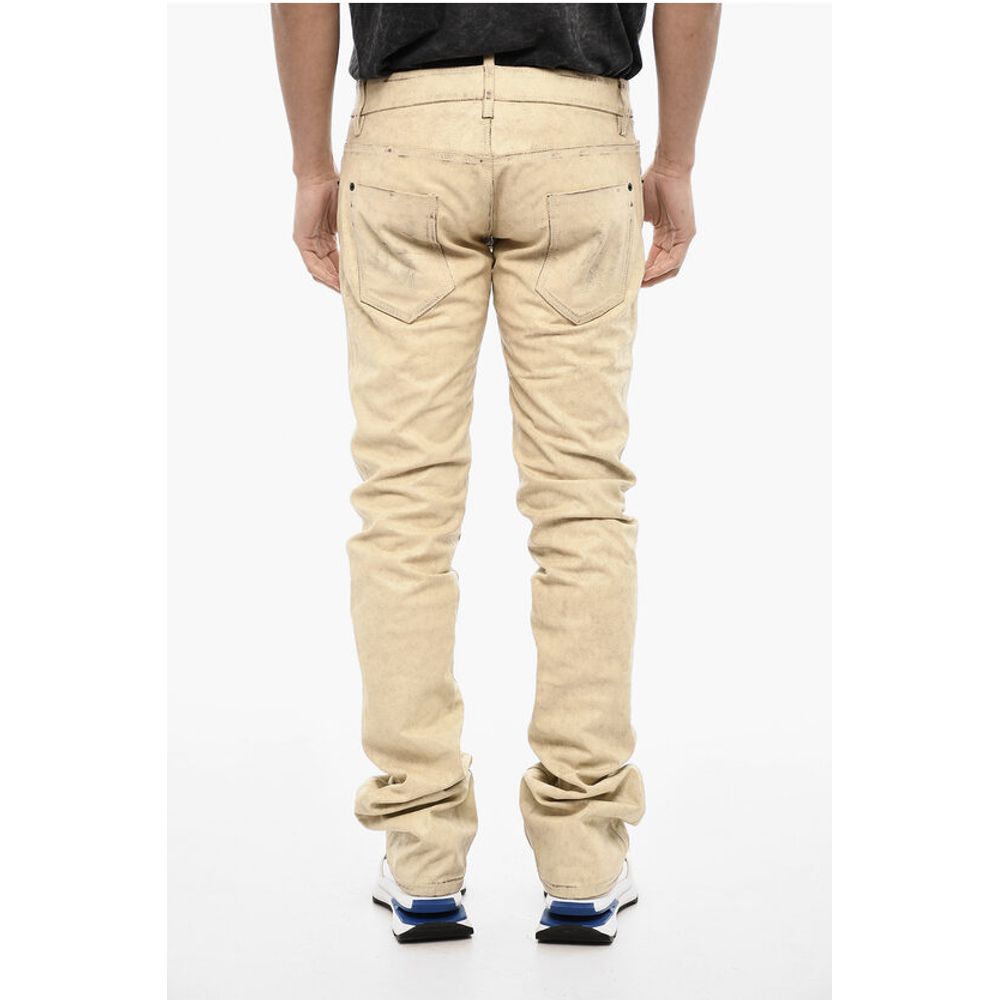 Dsquared² Lined Leather Pants - Image 2