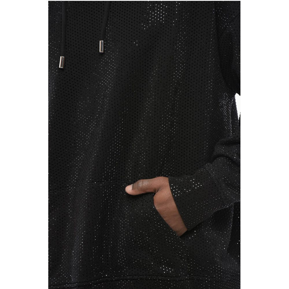 Dsquared² Rhinestoned Cotton IBRA Hoodie - Image 3