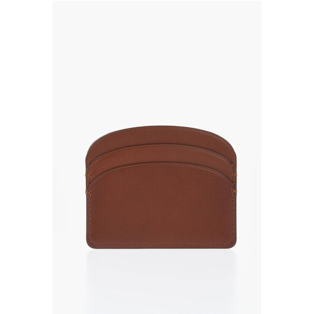 A.P.C. Solid Color Leather Card Holder - Image 2
