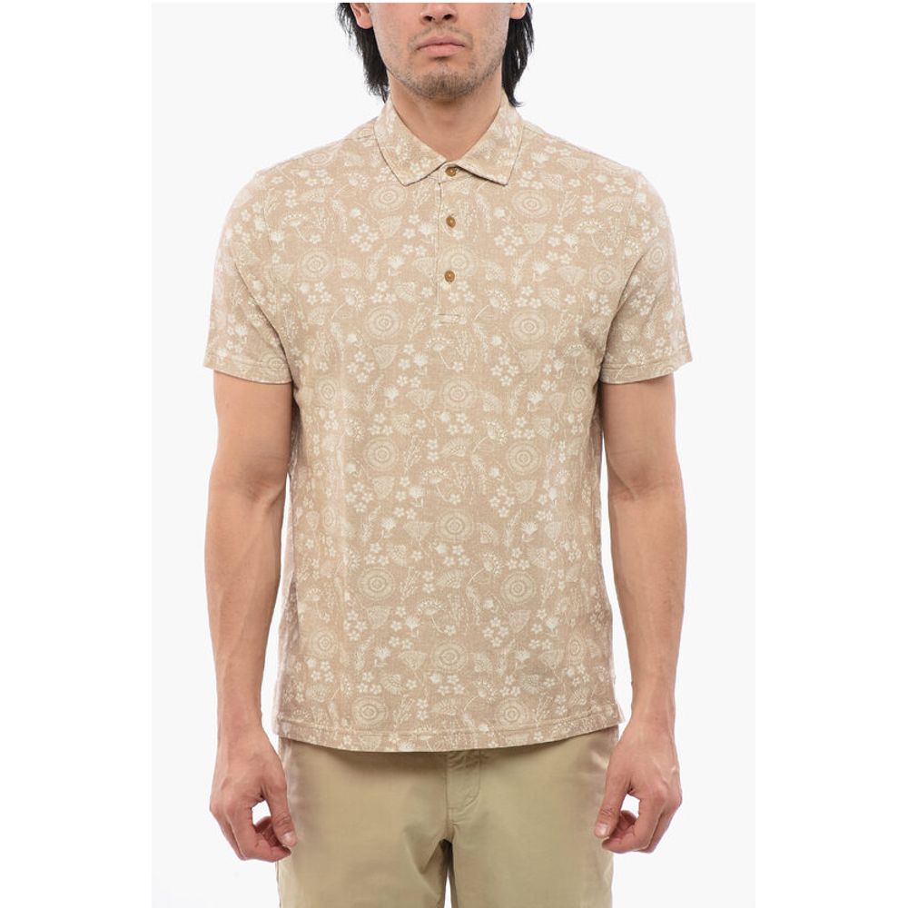 Altea Floral Motif Short Sleeved Polo