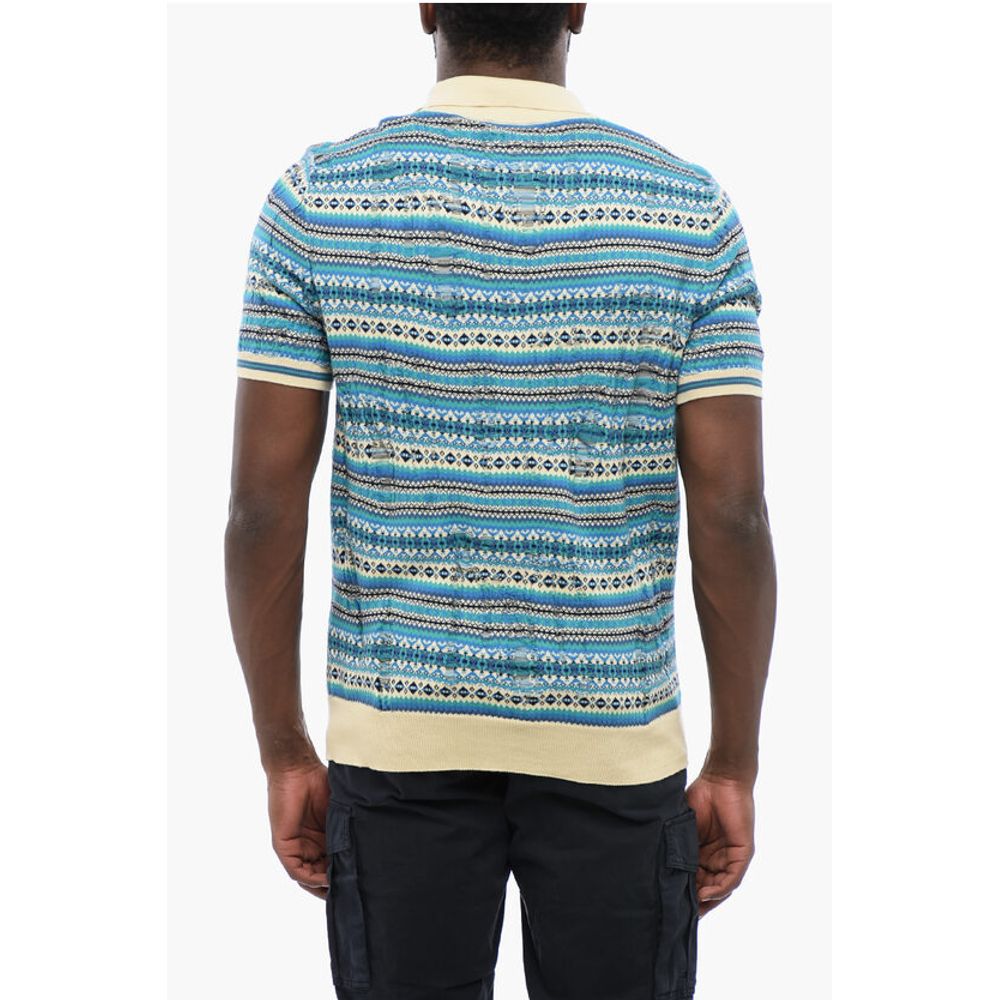 Altea Relaxed-fit Polo with Geomtric Motif - Image 2