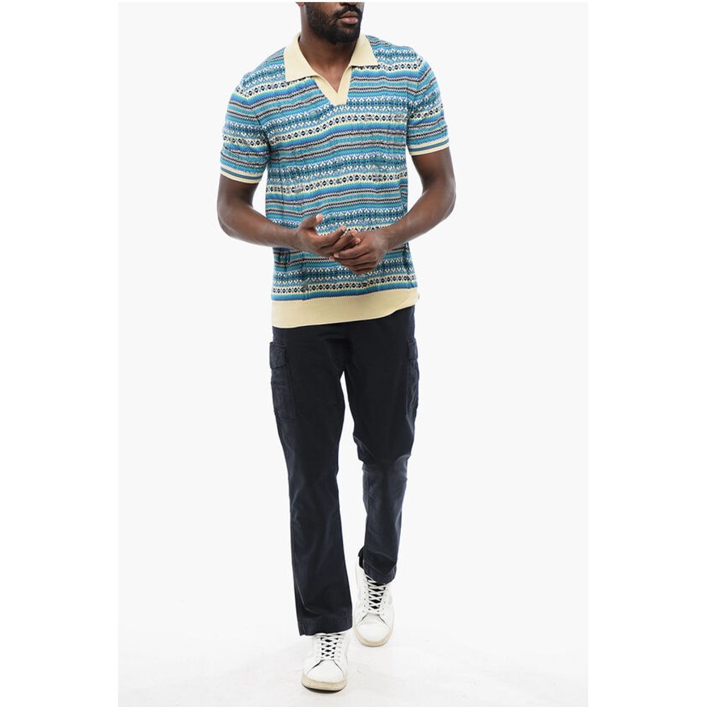 Altea Relaxed-fit Polo with Geomtric Motif - Image 4