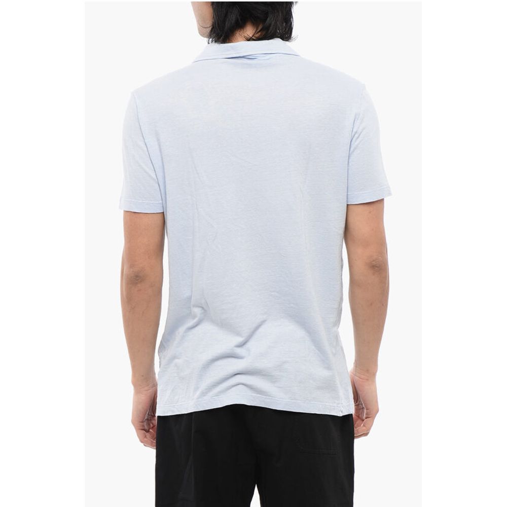 Altea Linen Blend Polo With Breast Pocket - Image 2