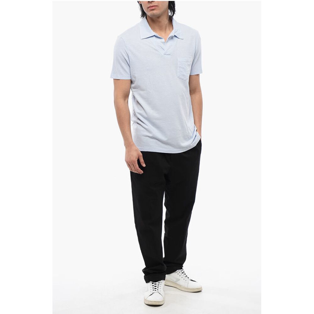 Altea Linen Blend Polo With Breast Pocket - Image 4
