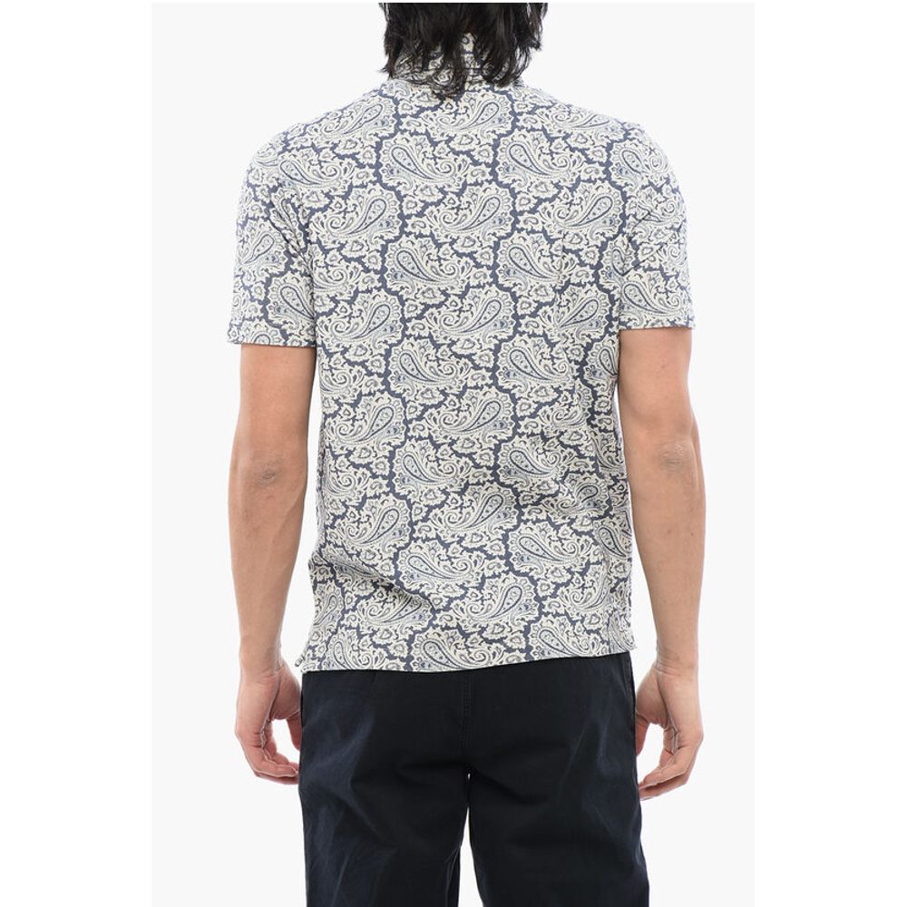 Altea Short Sleeved Polo With Paisley Motif - Image 2