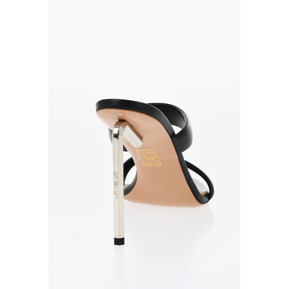 Off-White Leather ALLEN Sandals With Heel 11 cm - Image 2