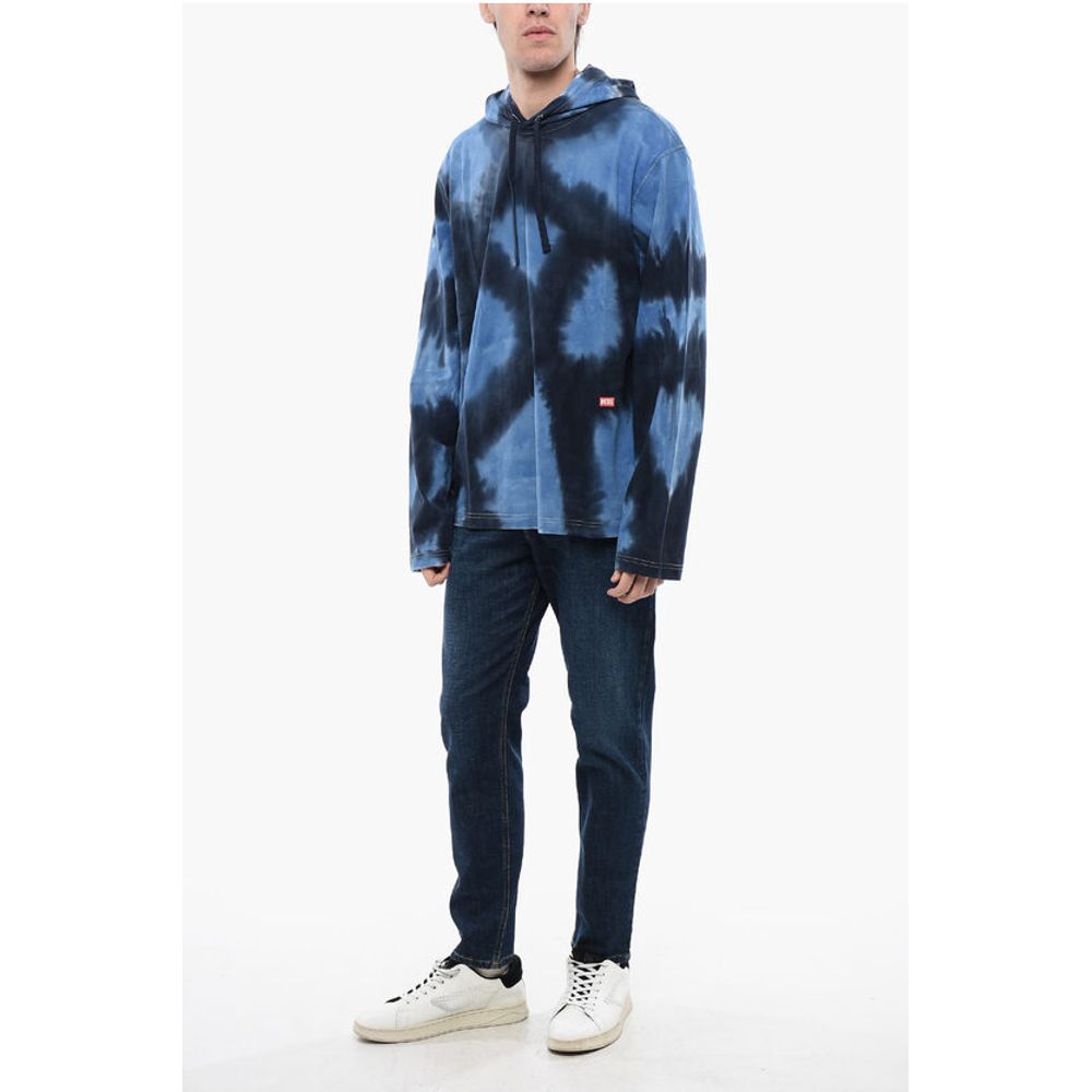 Diesel Tie Dye Effect T-CRANE-LS-HOOD-N1 Hoodie - Image 4