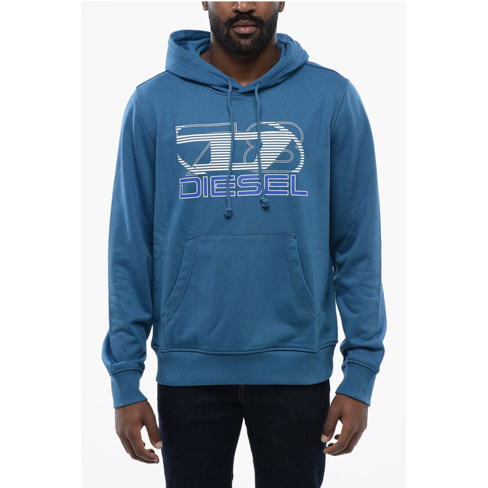Diesel Printed Cotton S-GINN-HOOD-K40 Hoodie