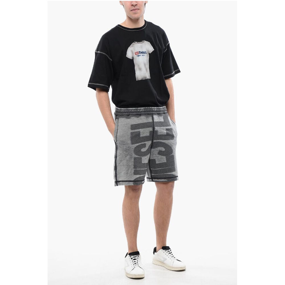 Diesel RED TAG Burn-Out Effect P-ROWN Shorts - Image 4