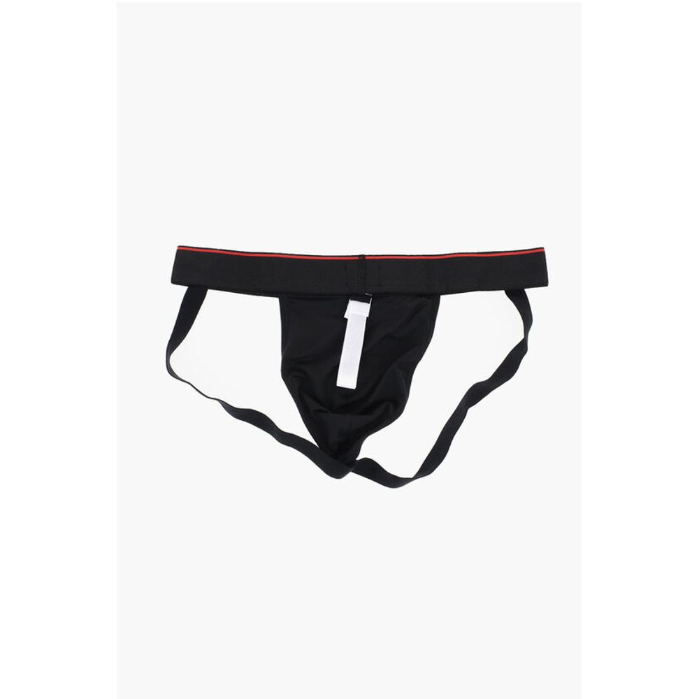 Diesel Microfiber Jockstrap with Logoed Elastic Band - Image 3